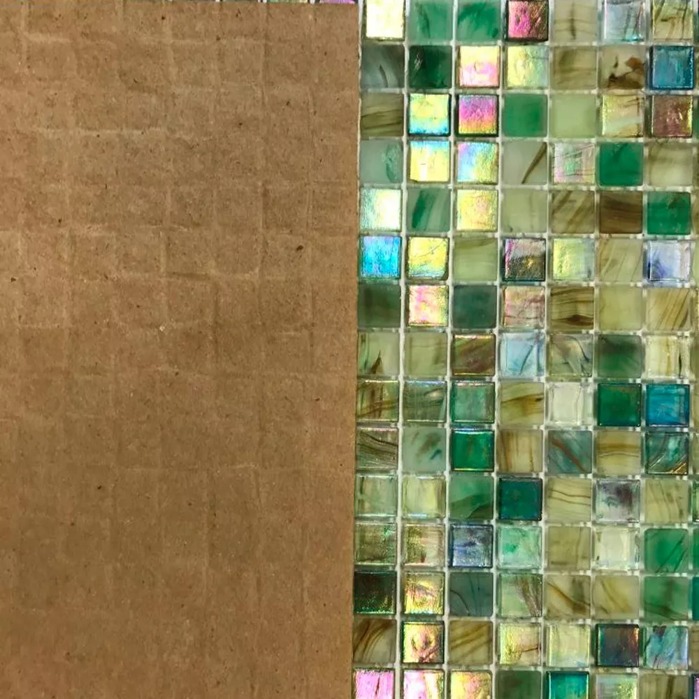 Glass Swimming Pool Mosaic Tiles Pergamon Green