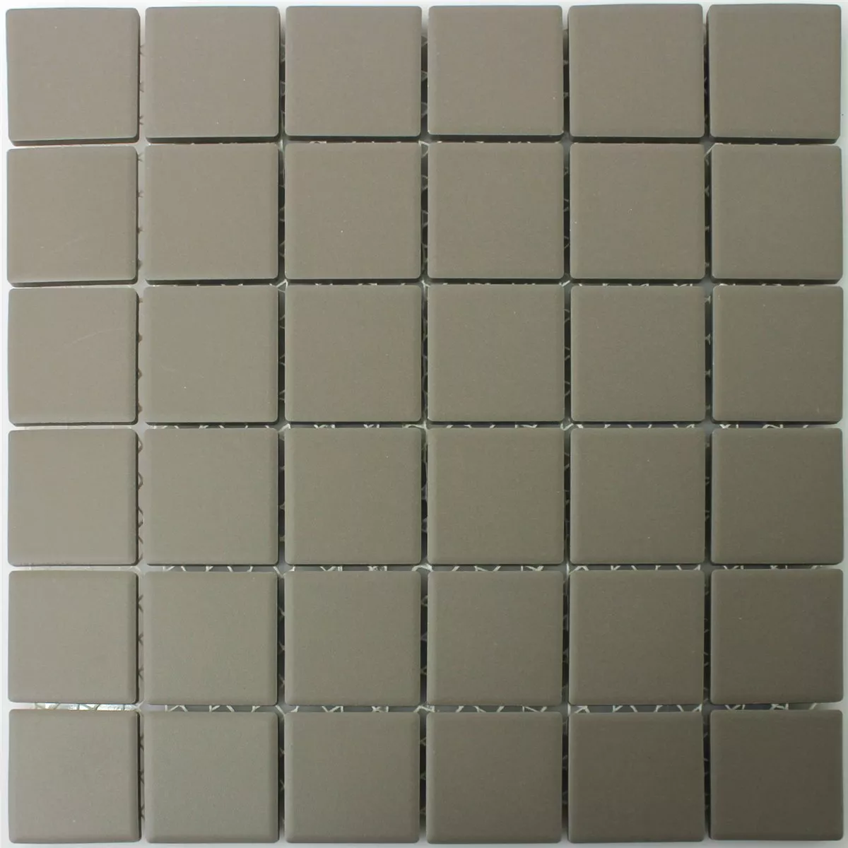 Sample Mosaic Tiles Ceramic Grey Uni Non Slip Unglazed