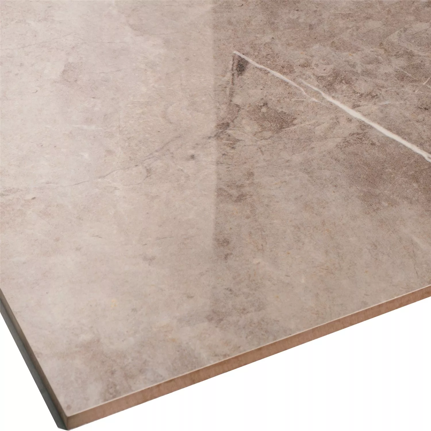 Sample Floor Tiles Comfort Brown Polished 58x58cm