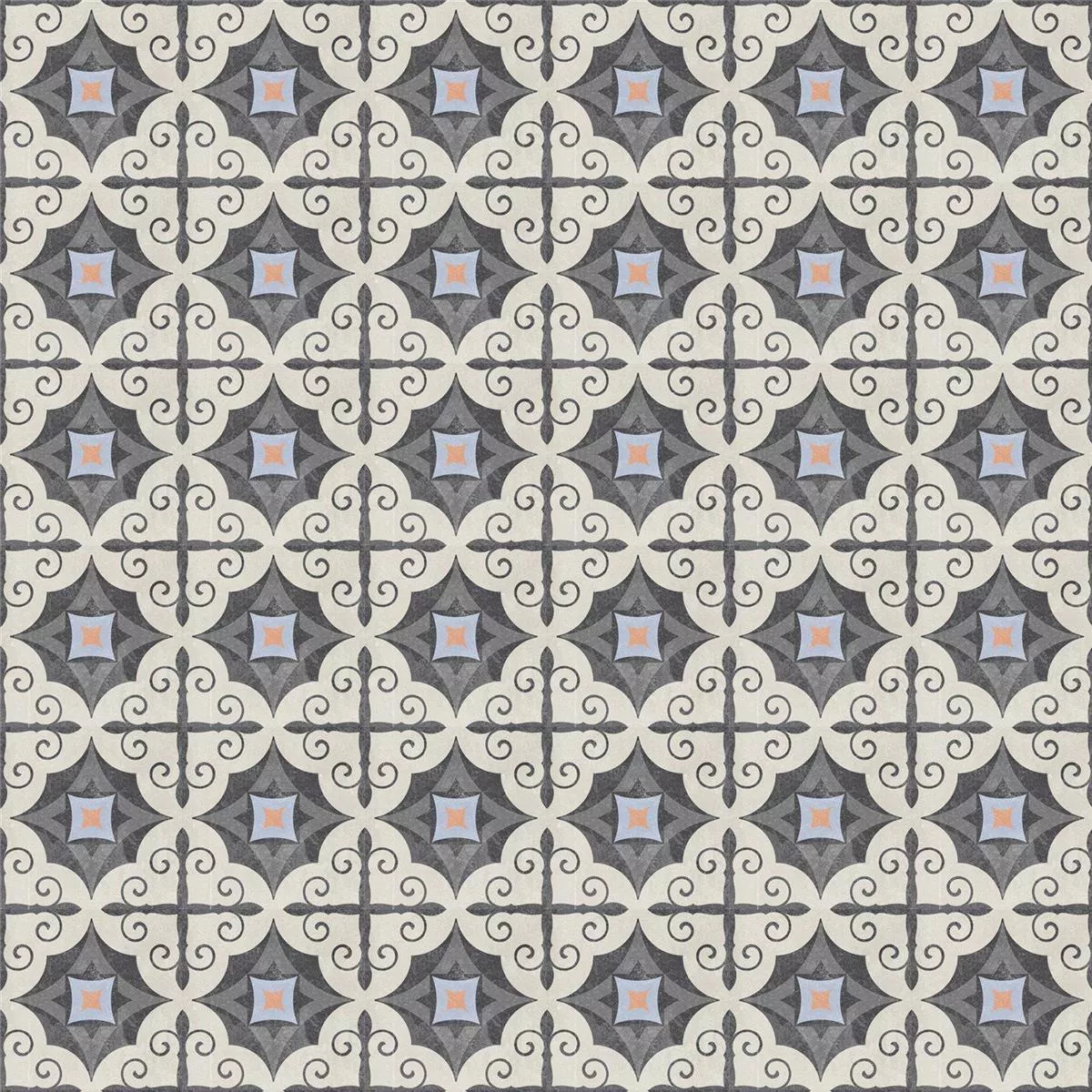 Sample Cement Tiles Retro Optic Gris Floor Tiles Serrano 18,6x18,6cm