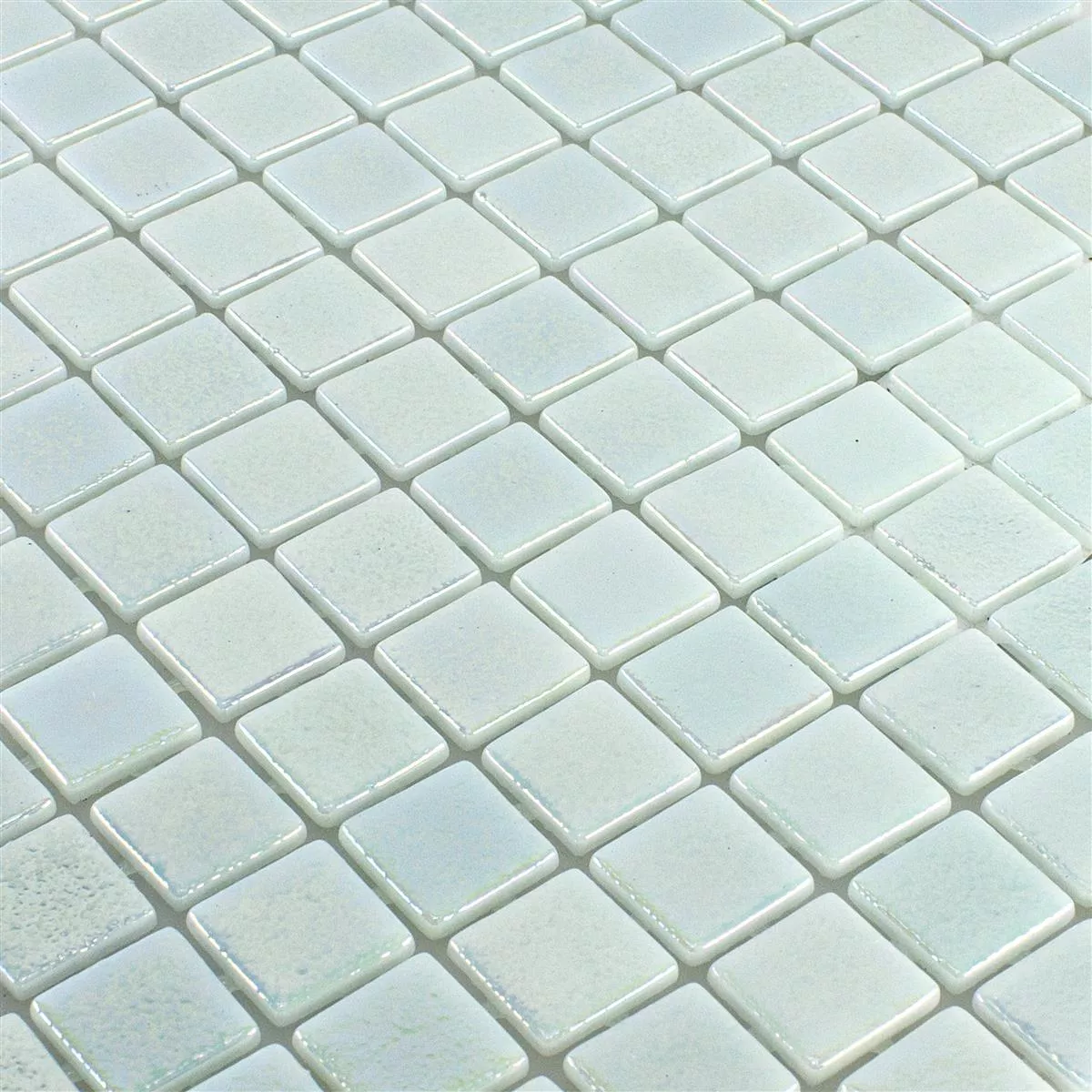 Sample Glass Swimming Pool Mosaic McNeal Blanc 25