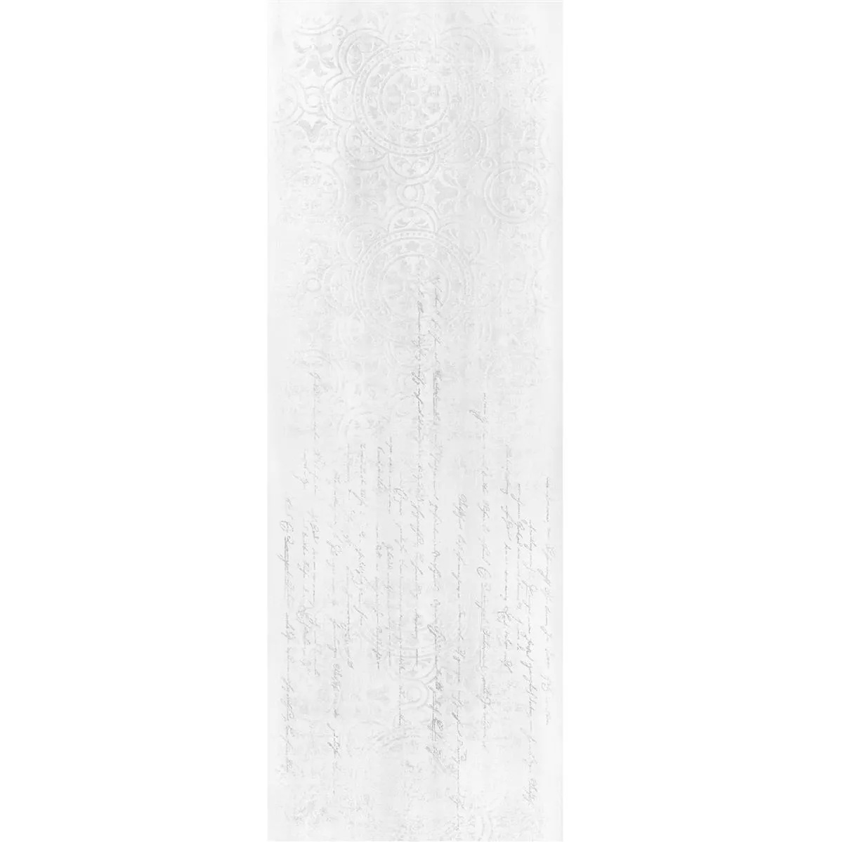 Wall Tile Anderson Natural Edge 30x90cm White Decor