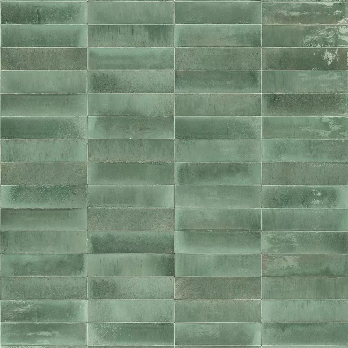Wall Tiles Laguna Glossy Waved Cyan 6x24cm