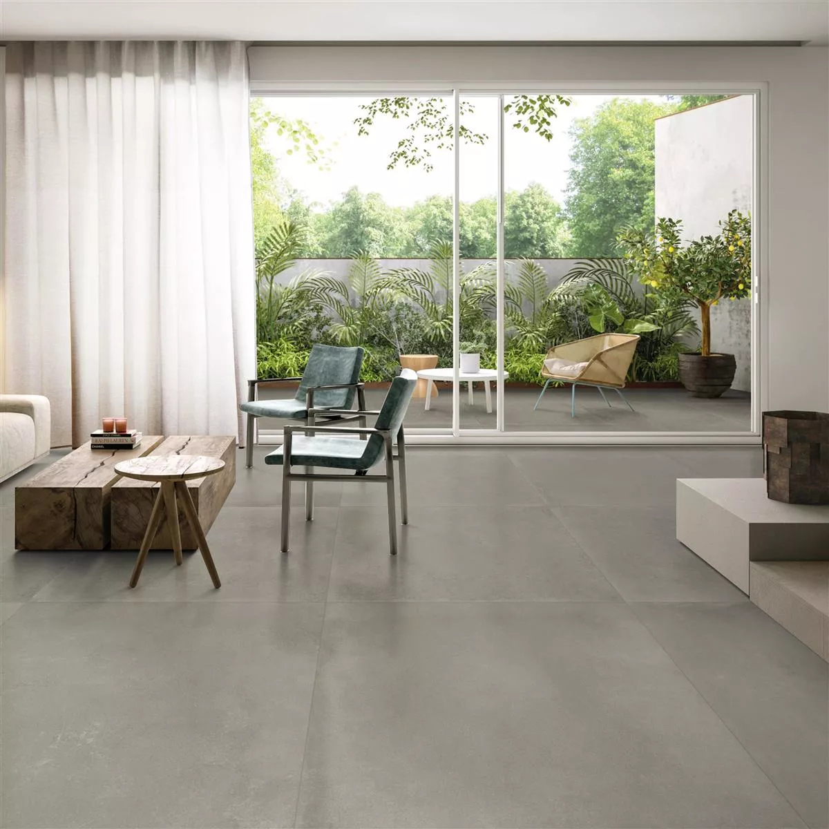 Floor Tiles Cement Optic Nepal Slim