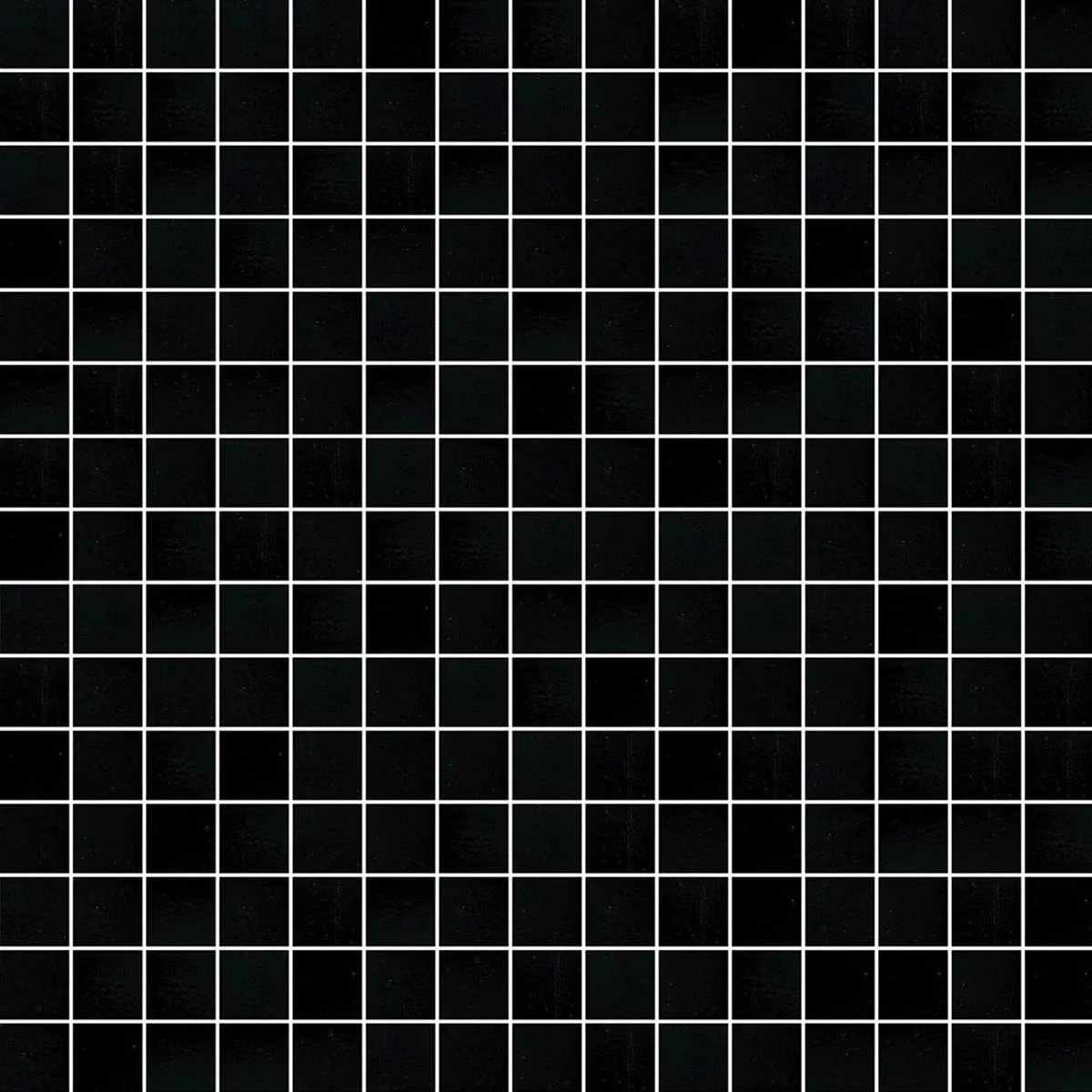 Glass Mosaic Tile Trend-Vi Vitreo 208 Black 20x20mm Glass Mosaic Tile Trend-Vi Vitreo 208 Black 20x20mm