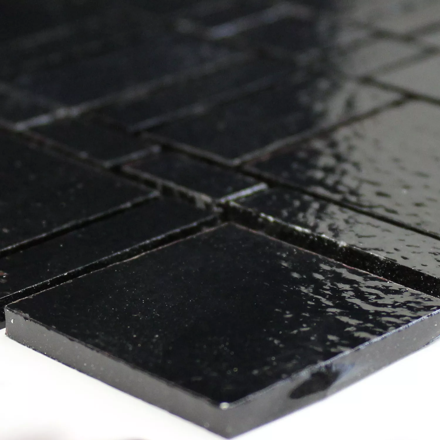 Glass Tiles Trend-Vi Mosaic Liberty Black Glass Tiles Trend-Vi Mosaic Liberty Black