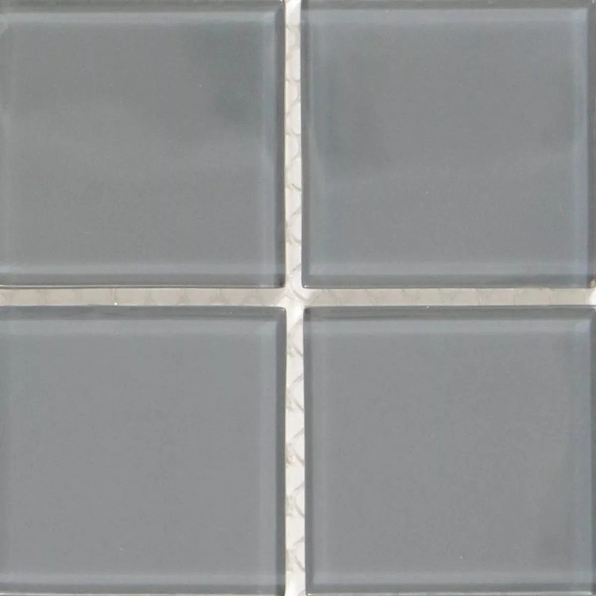 Sample Glass Mosaic Tiles Brahma Grey Uni