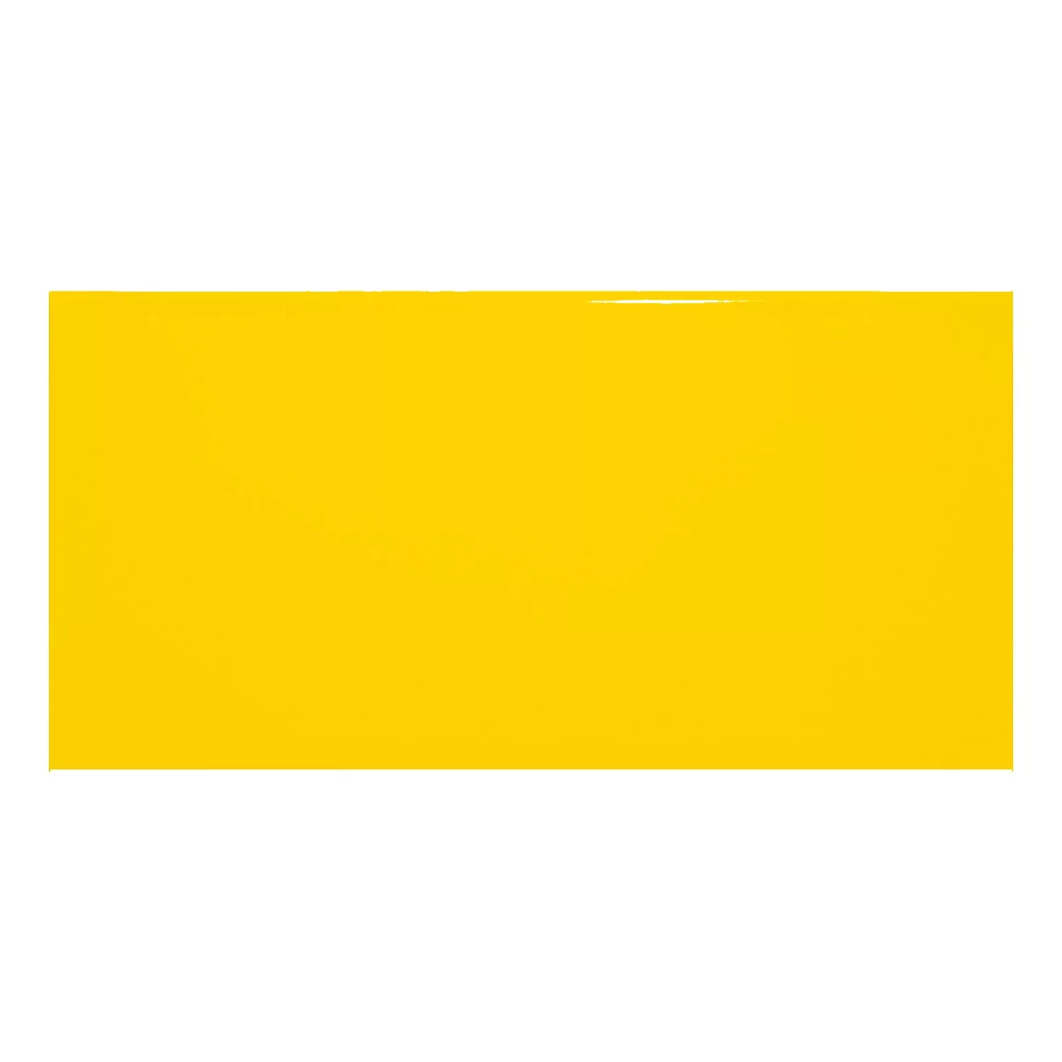 Metro tile Yellow Glossy 10x20 cm Without Facet Avebury Sol