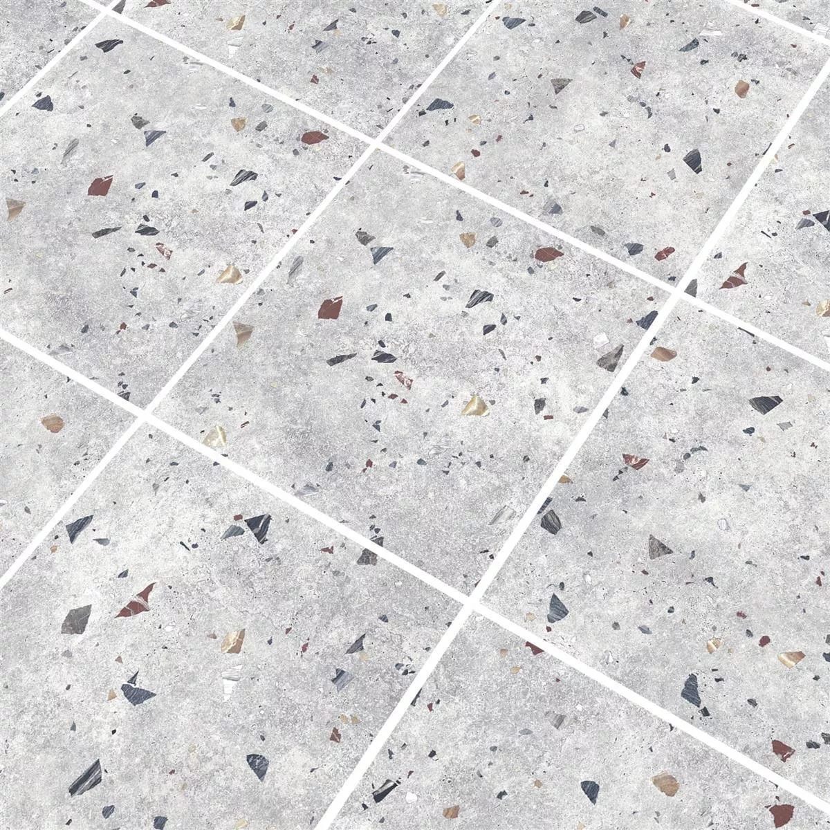 Sample Floor Tiles Moderno 66x66cm Silver Colored