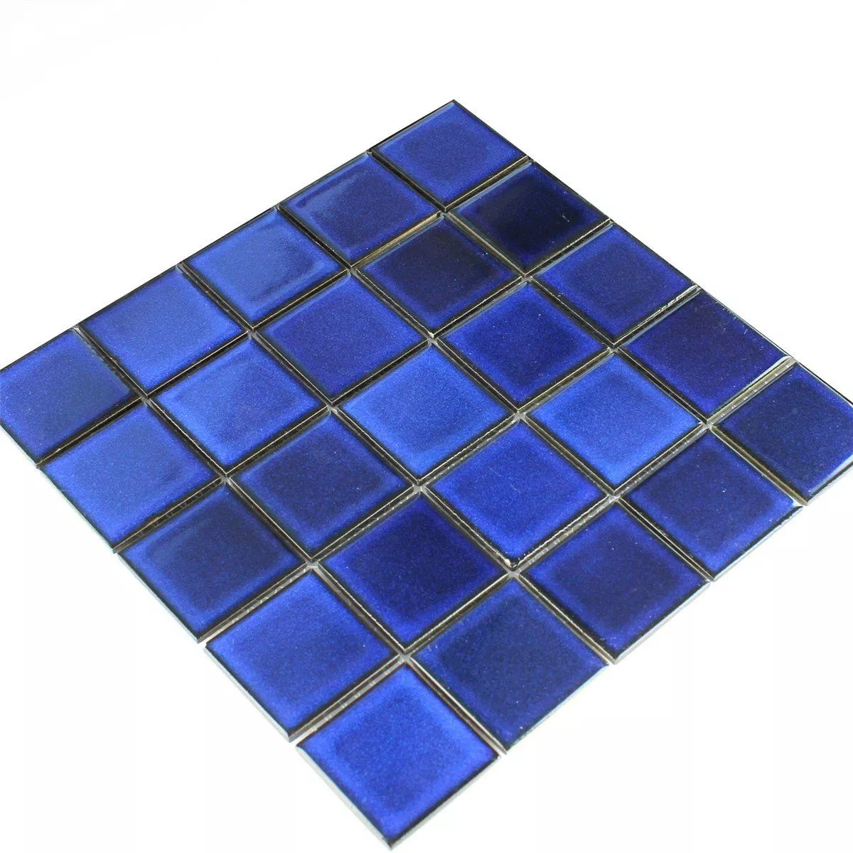 Mosaic Tiles Ceramic Mirror Blue Uni