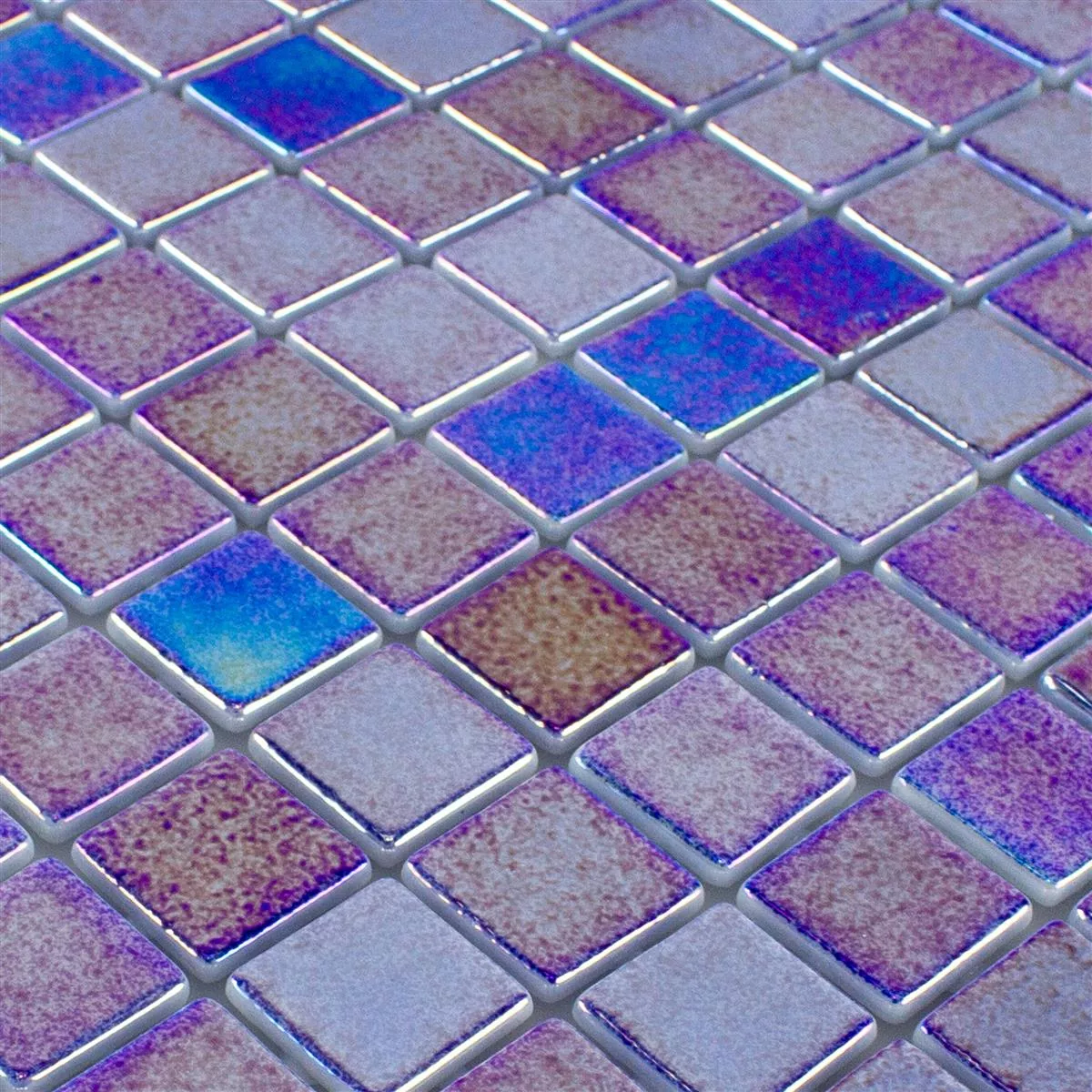 Sample Glass Swimming Pool Mosaic McNeal Dark Blue 25