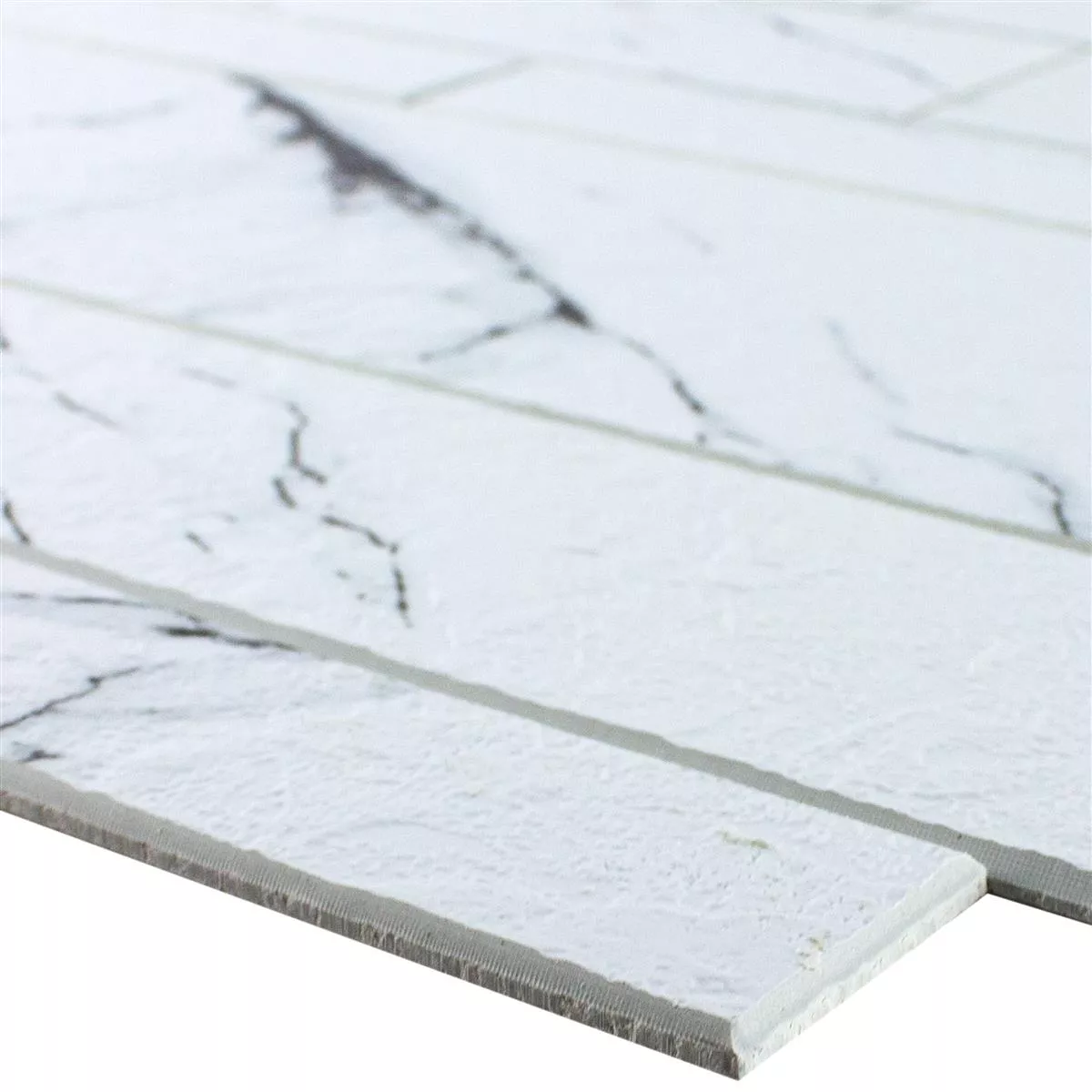 Mosaic Tiles Lewis Self Adhesive Stone Optic Blanc Mosaic Tiles Lewis Self Adhesive Stone Optic Blanc