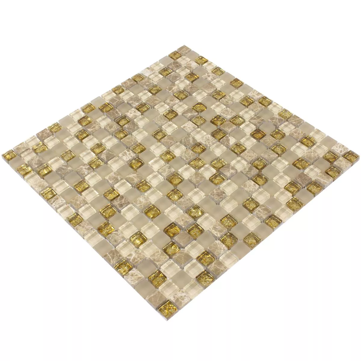 Sample Glass Mosaic Tiles Lexington Glass Material Mix Brown