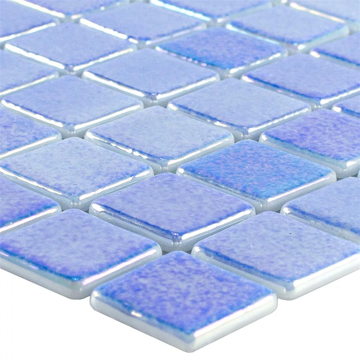 Sample Glass Swimming Pool Mosaic McNeal Blue 25