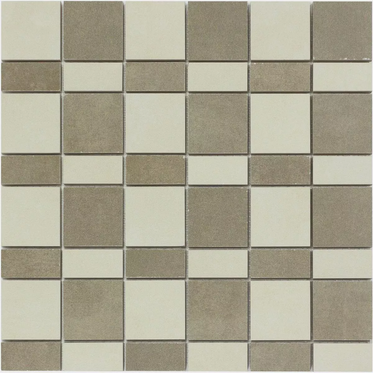 Sample Ceramic Mosaic Tile Kanorado Beige Mix