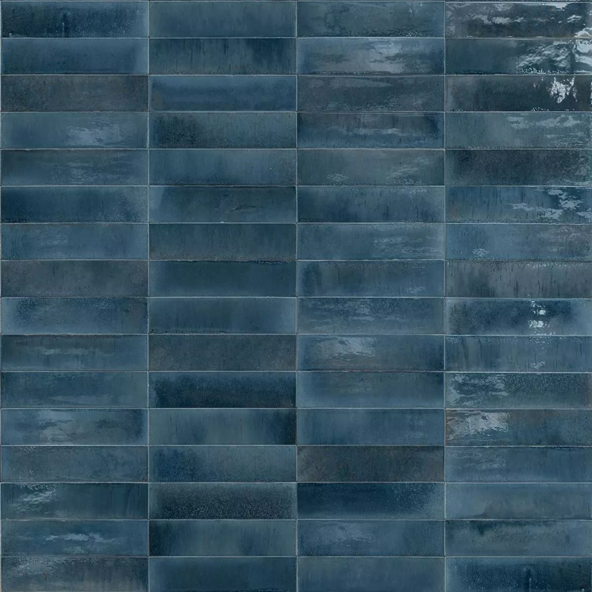 Wall Tiles Laguna Glossy Waved Blue 6x24cm