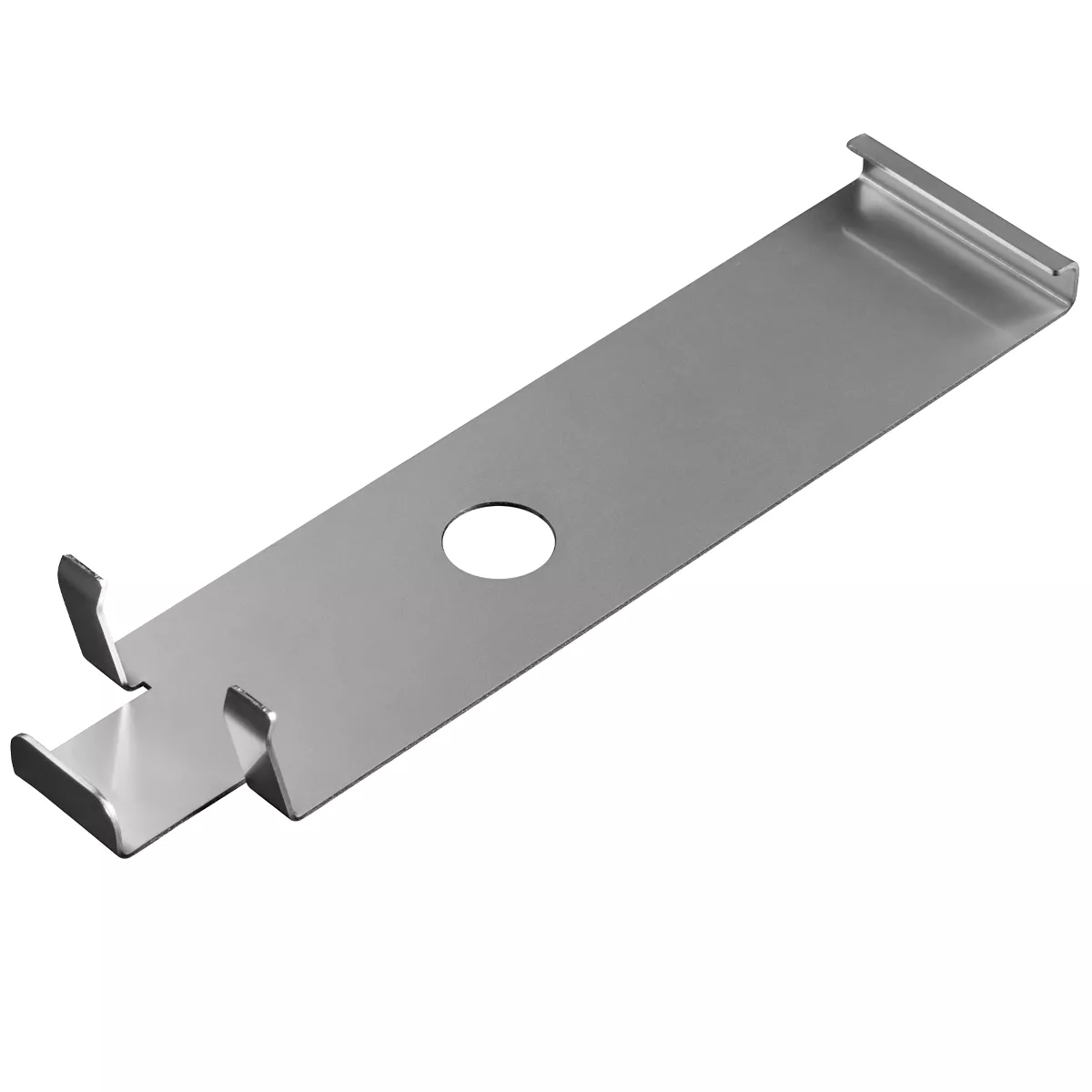 Vertical head edge clamp for aluminum rail