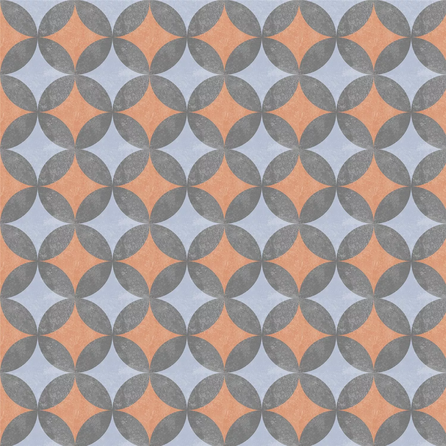 Sample Cement Tiles Retro Optic Gris Floor Tiles Cano 18,6x18,6cm