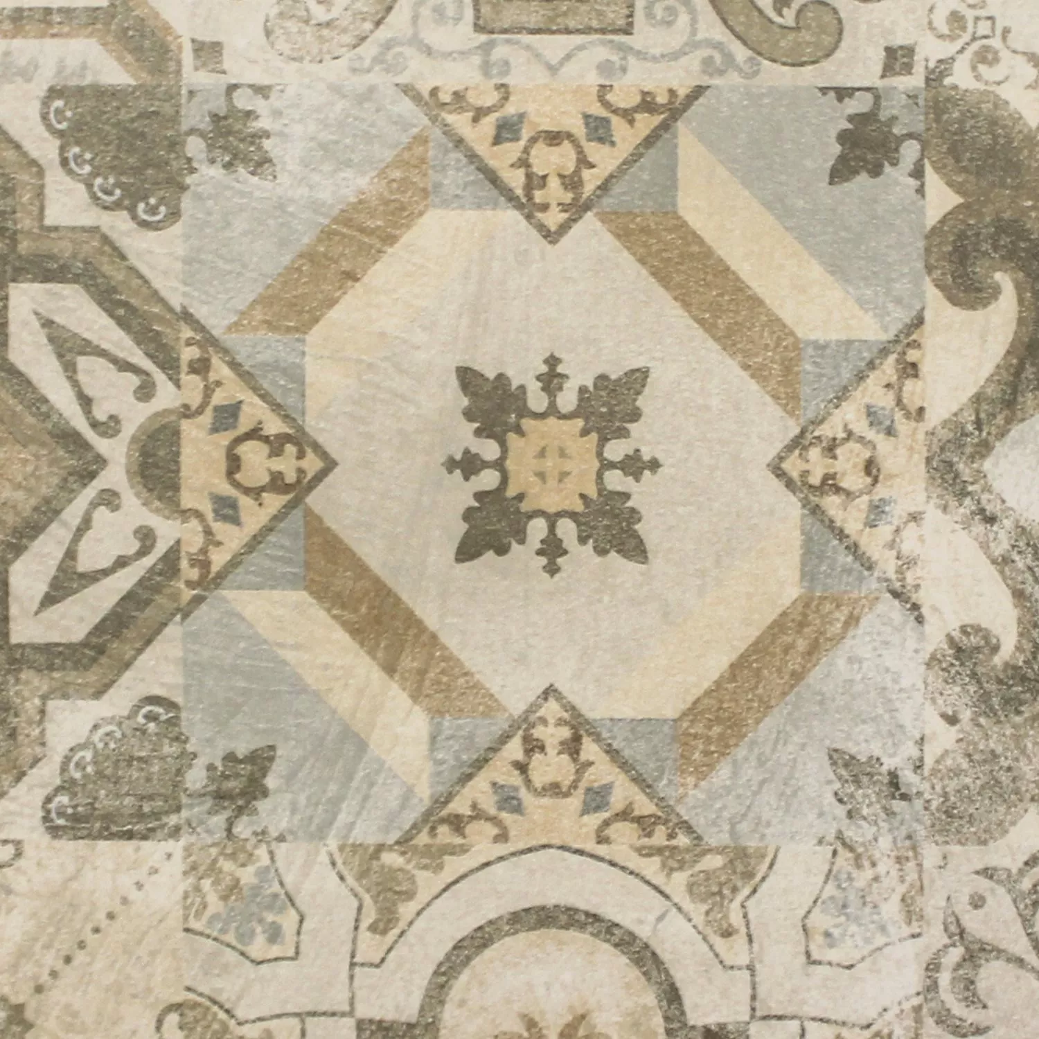 Sample Floor Tiles Oriental Colours