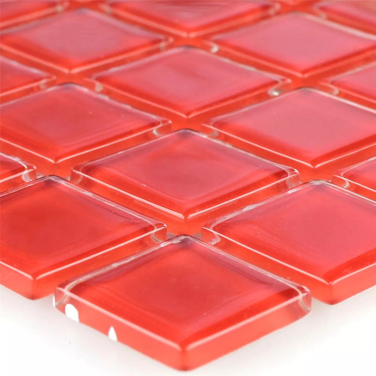 Glass Mosaic Tiles Tivoli Red Uni Glass Mosaic Tiles Tivoli Red Uni