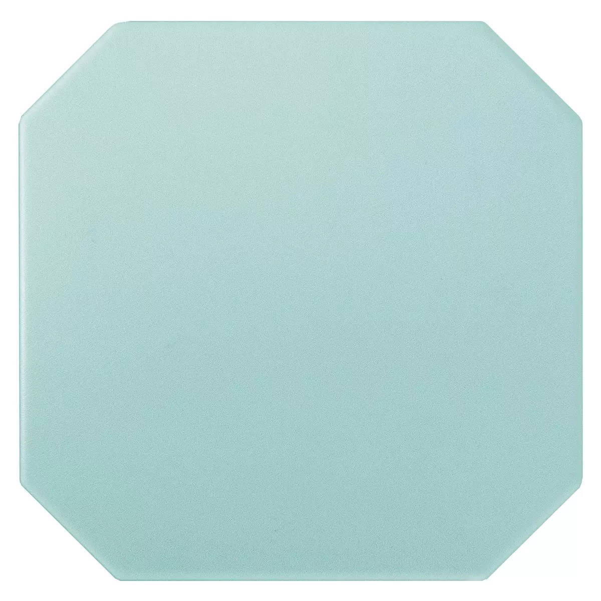 Porcelain Stoneware Tiles Genexia Uni Cyan Octagon 20x20cm Porcelain Stoneware Tiles Genexia Uni Cyan Octagon 20x20cm