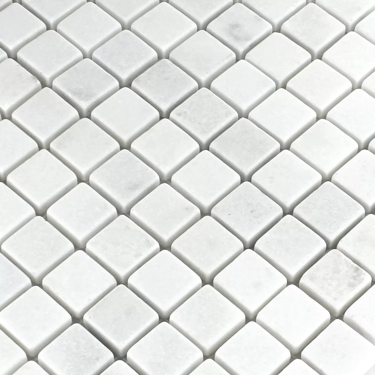 Mosaic Tiles Marble Treviso White