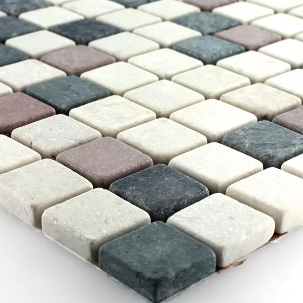 Mosaic Tiles Marble Colored Mix 20x20x7mm