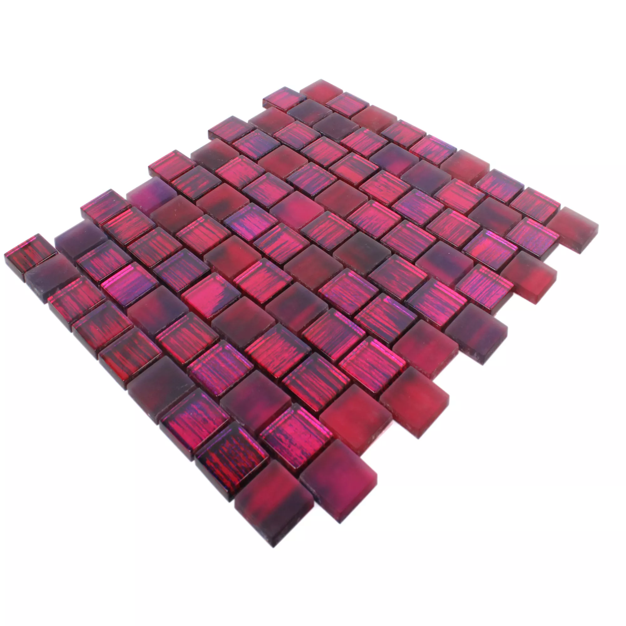 Sample Glass Mosaic Tiles Lanzarote Pink