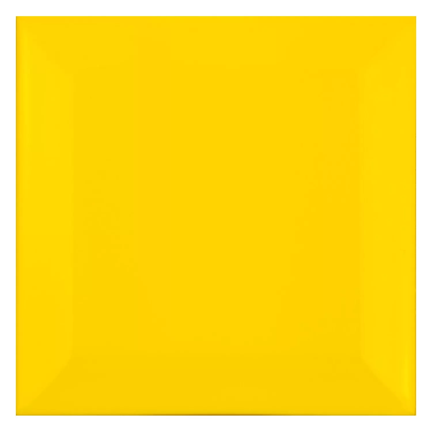 Metro tile Yellow Mat 10x10 cm Facet Catarina Sol