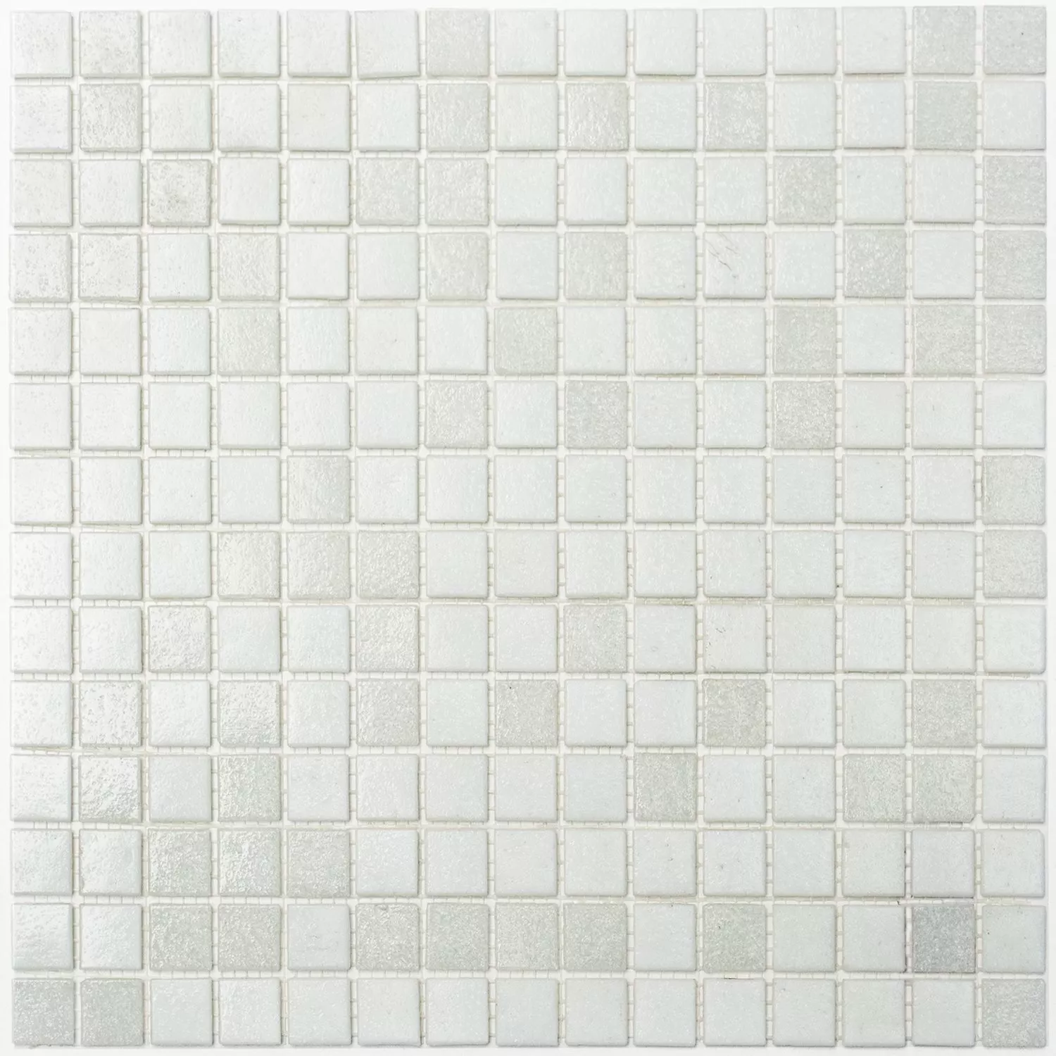 Sample Mosaic Tiles Glass White Mix