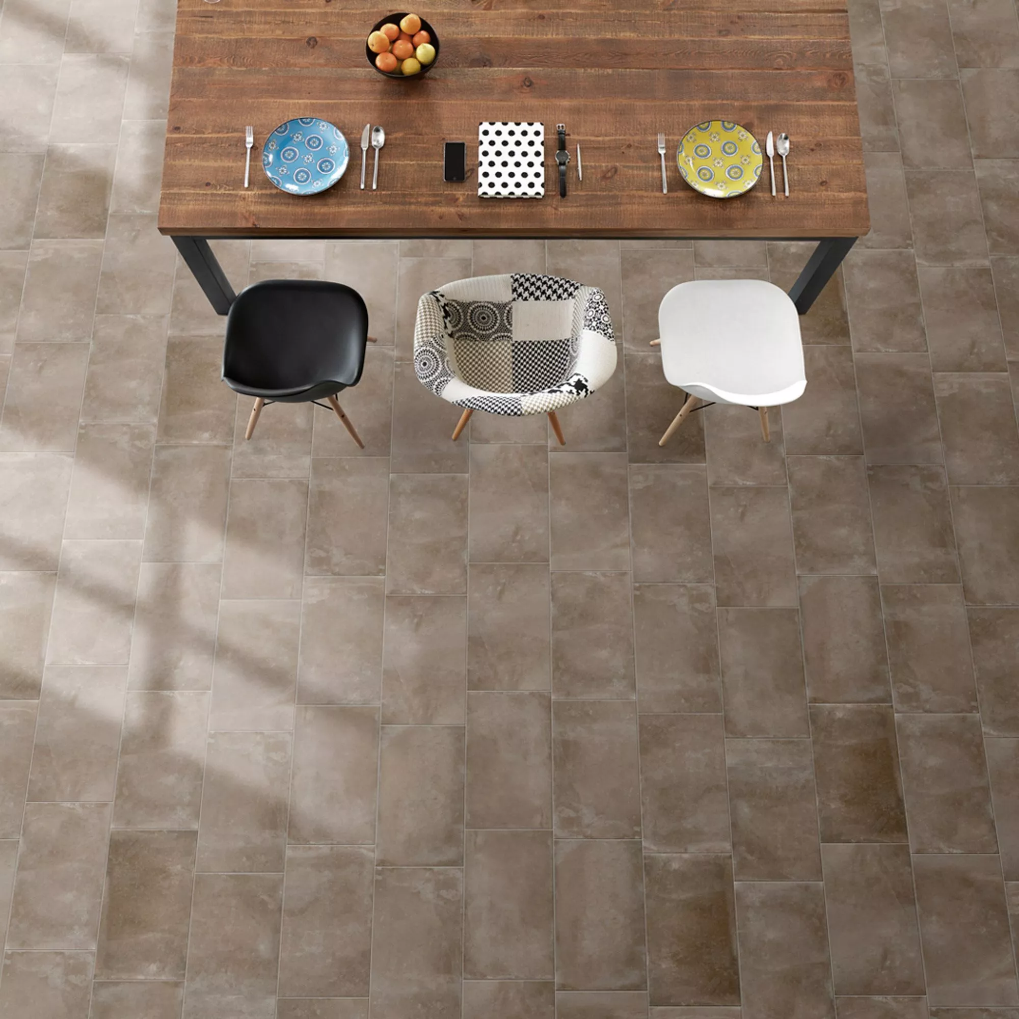 Sample Floor Tiles Cement Optic Maryland Brown 30x60cm