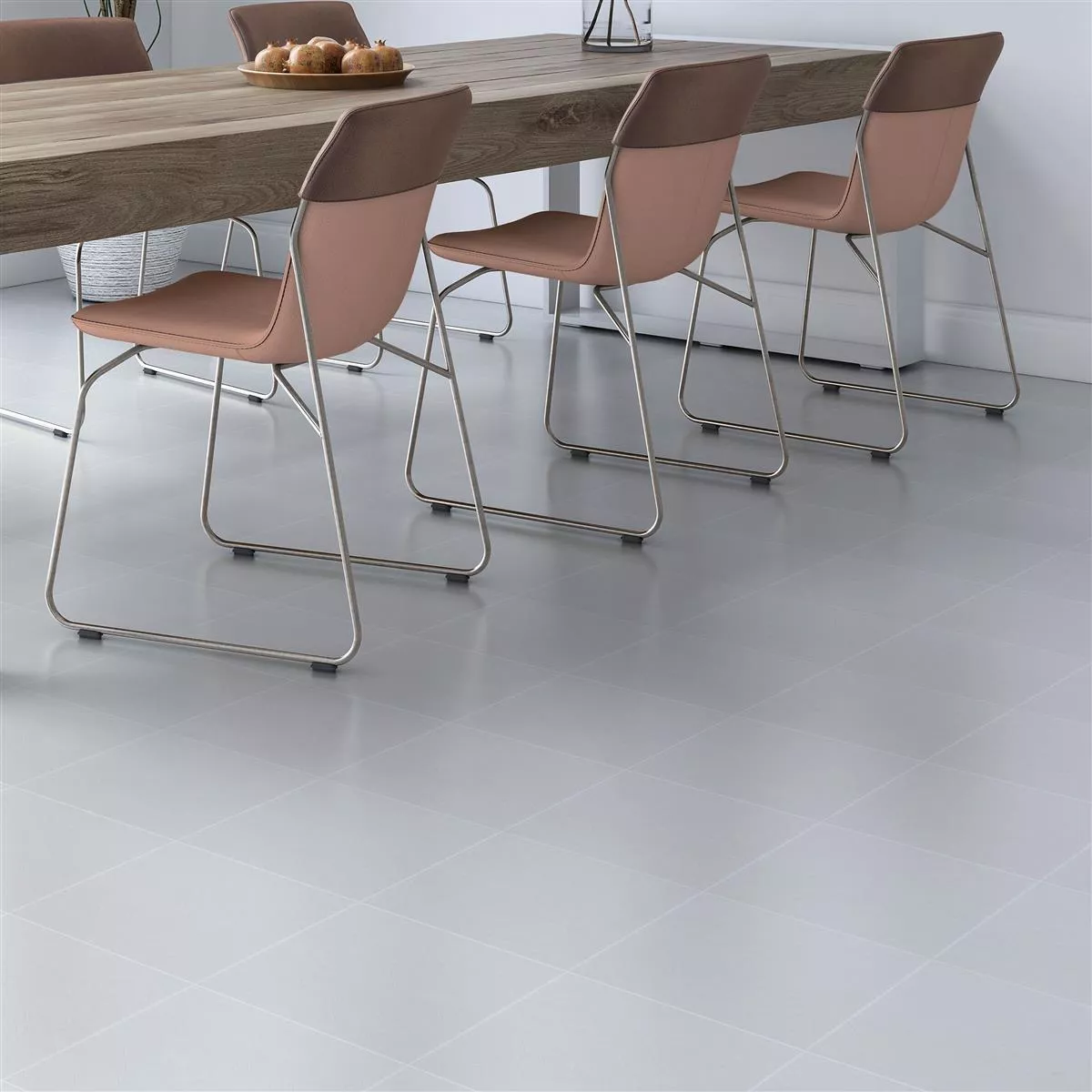 Sample Floor Tiles Cement Optic Wildflower Blanc Basic Tile 18,5x18,5cm