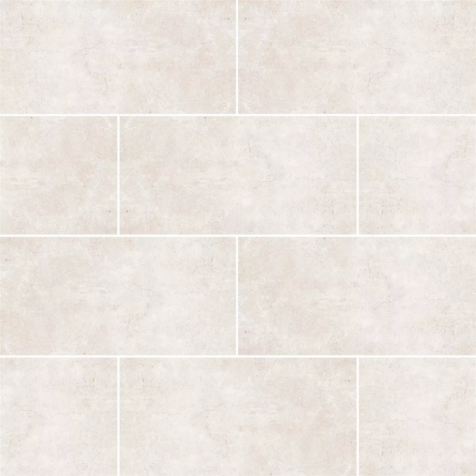Floor Tiles Jamaica Beton Optic Creme Blanc 30x60cm