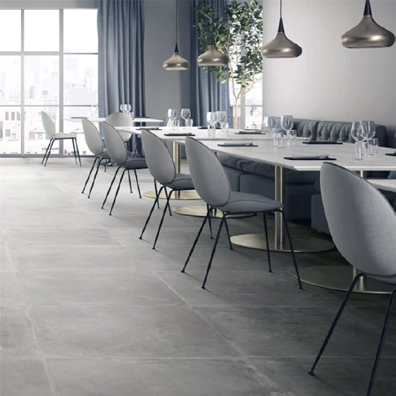 Floor Tiles Casablanca Light Grey 60x60cm