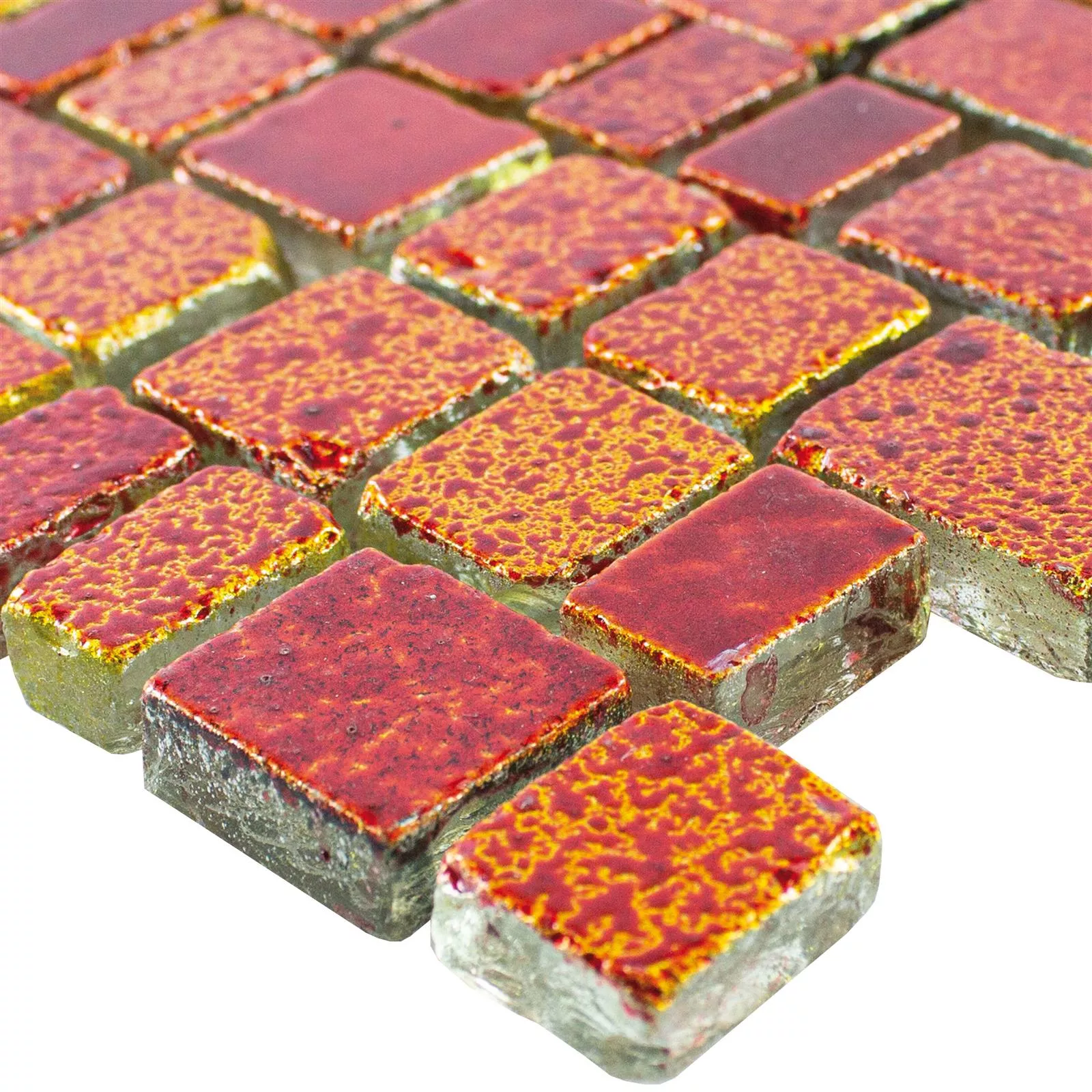 Glass Mosaic Tiles Economy Red Yellow Glass Mosaic Tiles Economy Red Yellow