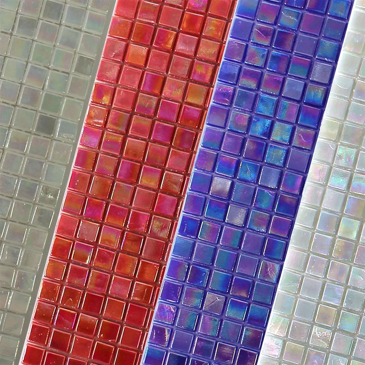 Sample Glass Mosaic Tiles Ventura Nacre Effect