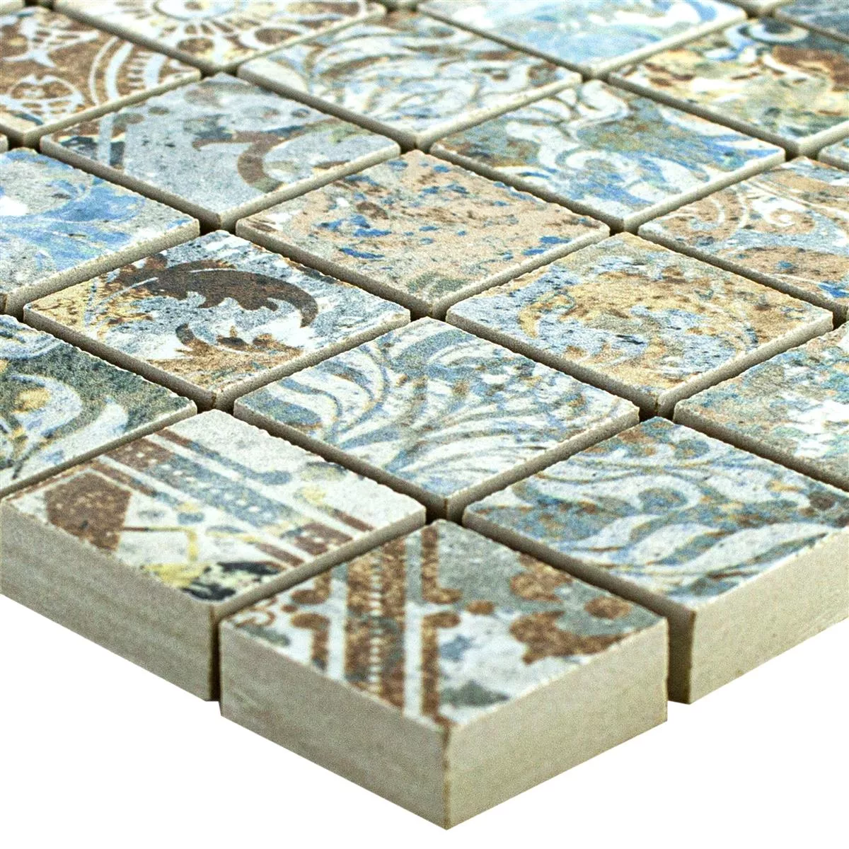 Sample Ceramic Mosaic Tiles Patchwork Colored