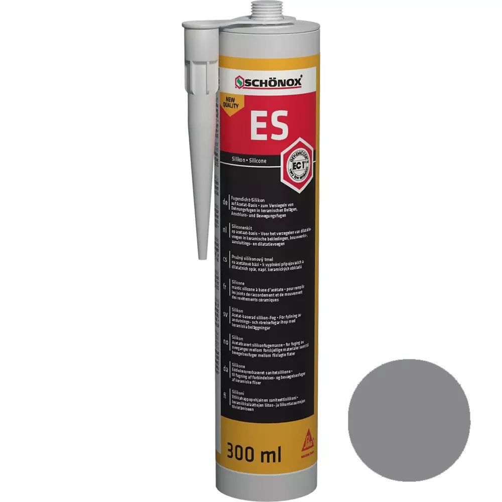 Schönox ES Platinum Grey Silicone Joint Sealant (300ml)