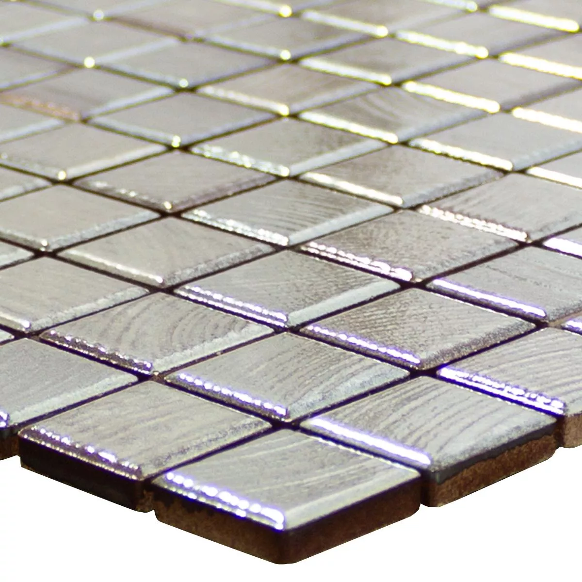 Ceramic Mosaic Tiles Oraklia Silver Ceramic Mosaic Tiles Oraklia Silver