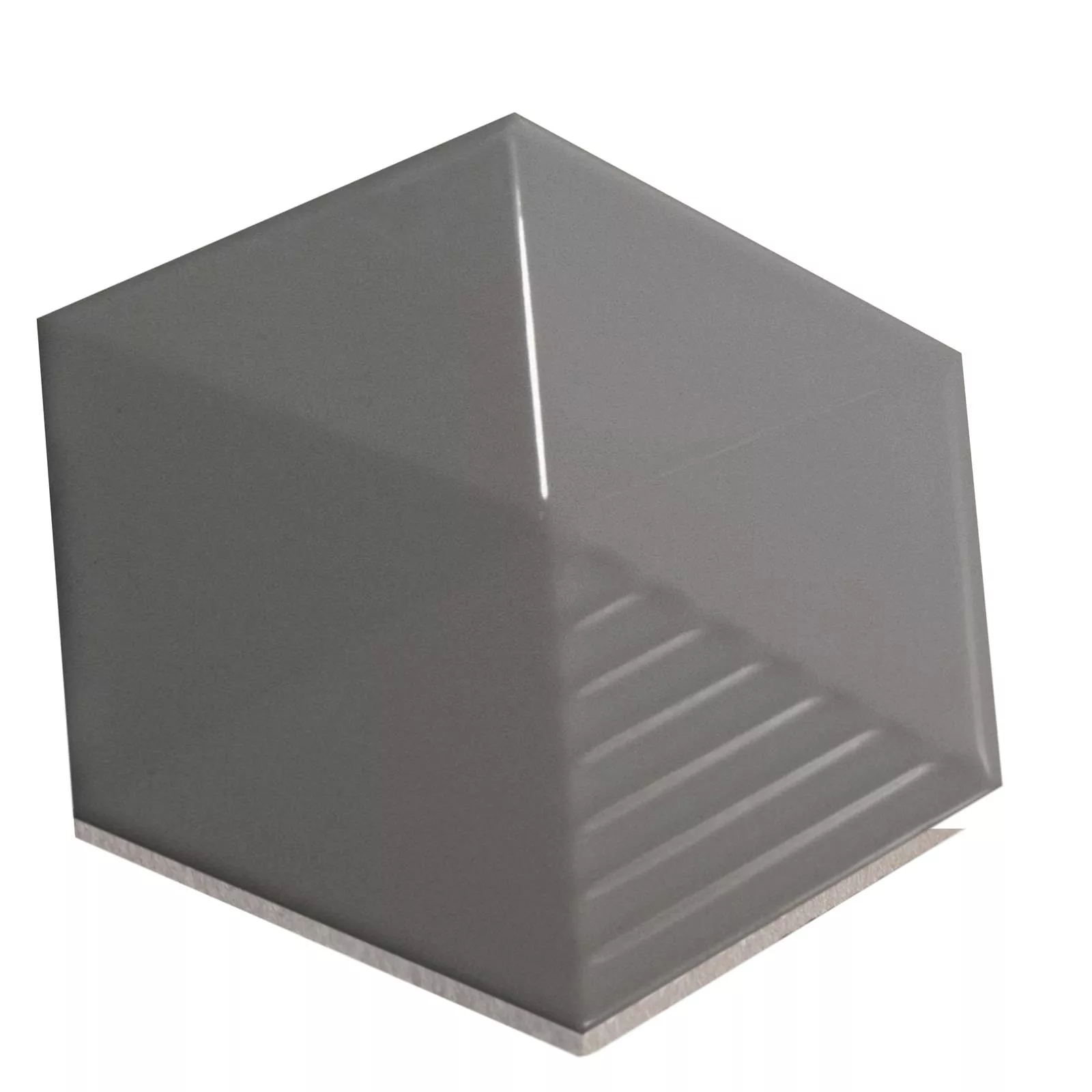Wall Tiles Rockford 3D Hexagon 12,4x10,7cm Grey