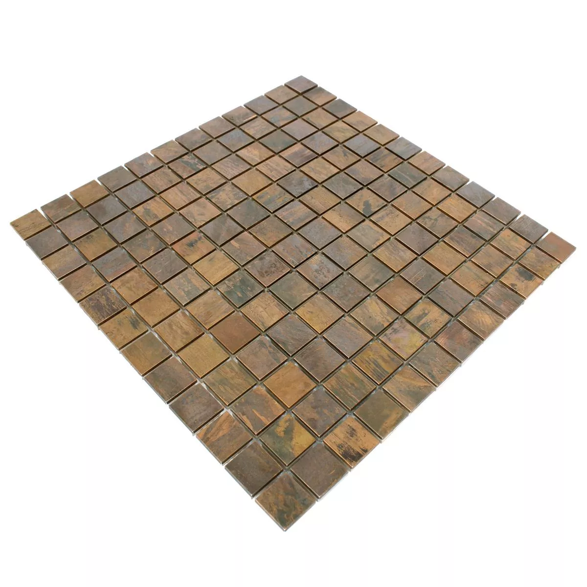 Sample Metal Copper Mosaic Tiles Myron Square