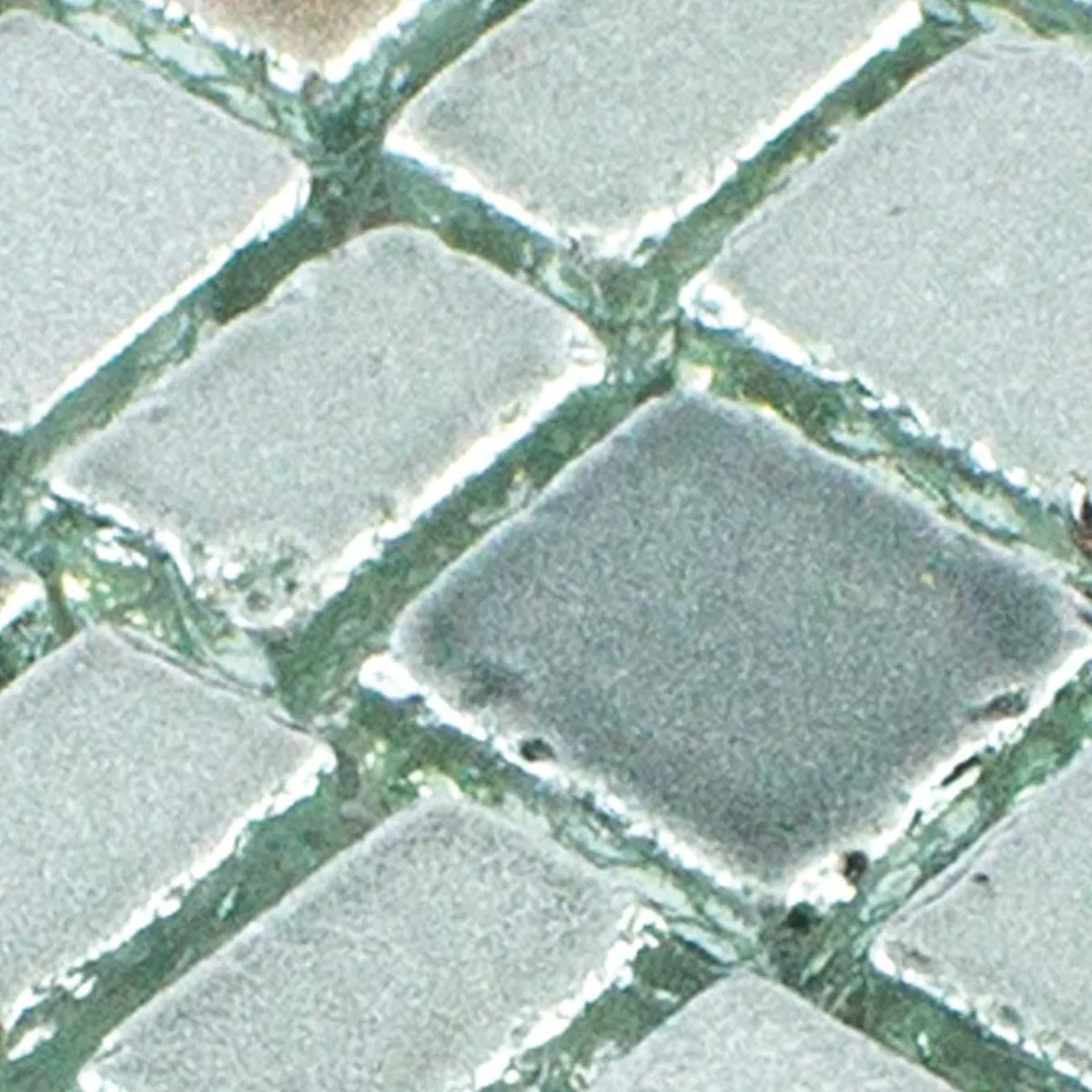 Sample Glass Mosaic Tiles Economy Grey Beige