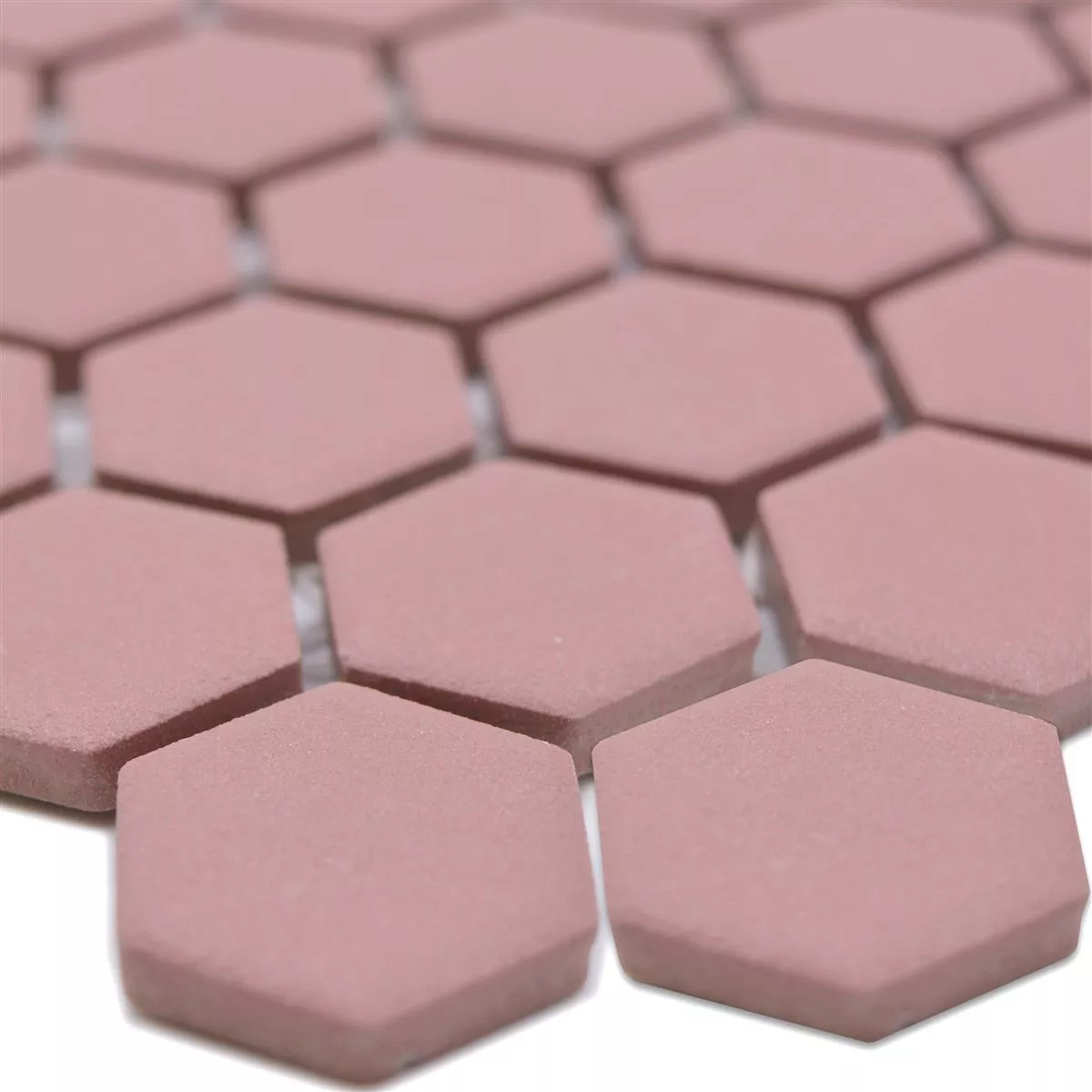 Ceramic Mosaic Bismarck R10B Hexagon Terracotta H23 Ceramic Mosaic Bismarck R10B Hexagon Terracotta H23
