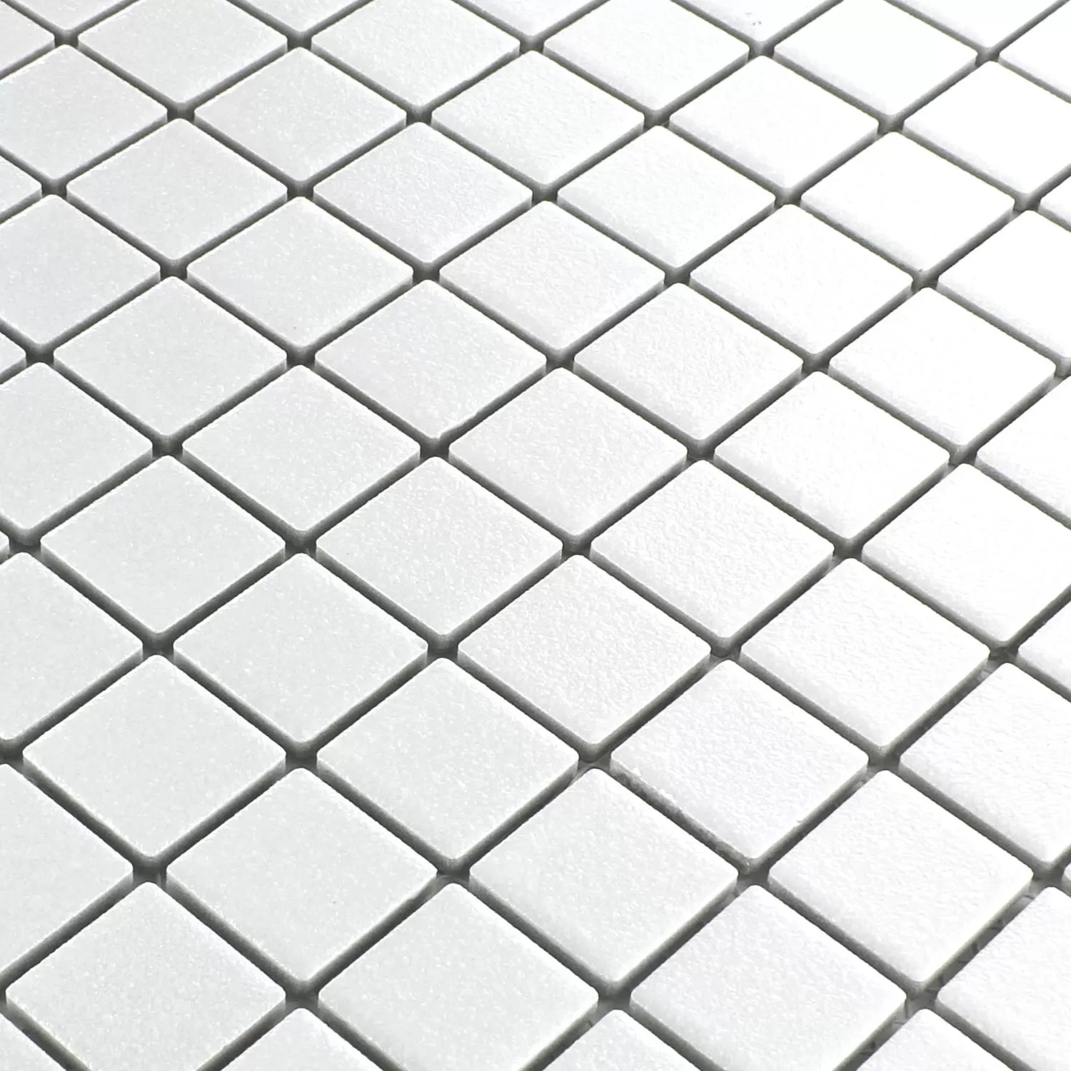 Mosaic Tiles Ceramic White Non-Slip Uni