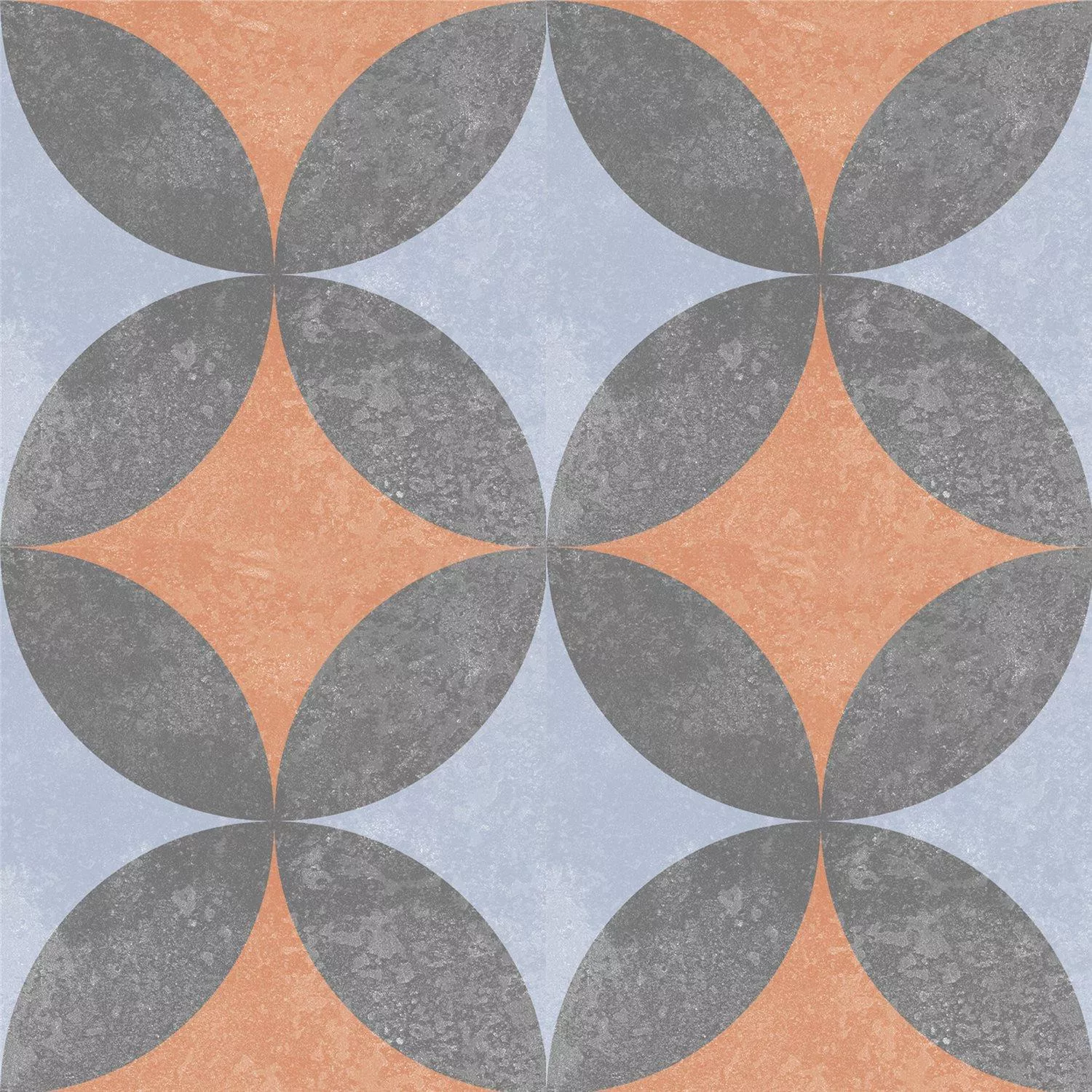 Sample Cement Tiles Retro Optic Gris Floor Tiles Cano 18,6x18,6cm