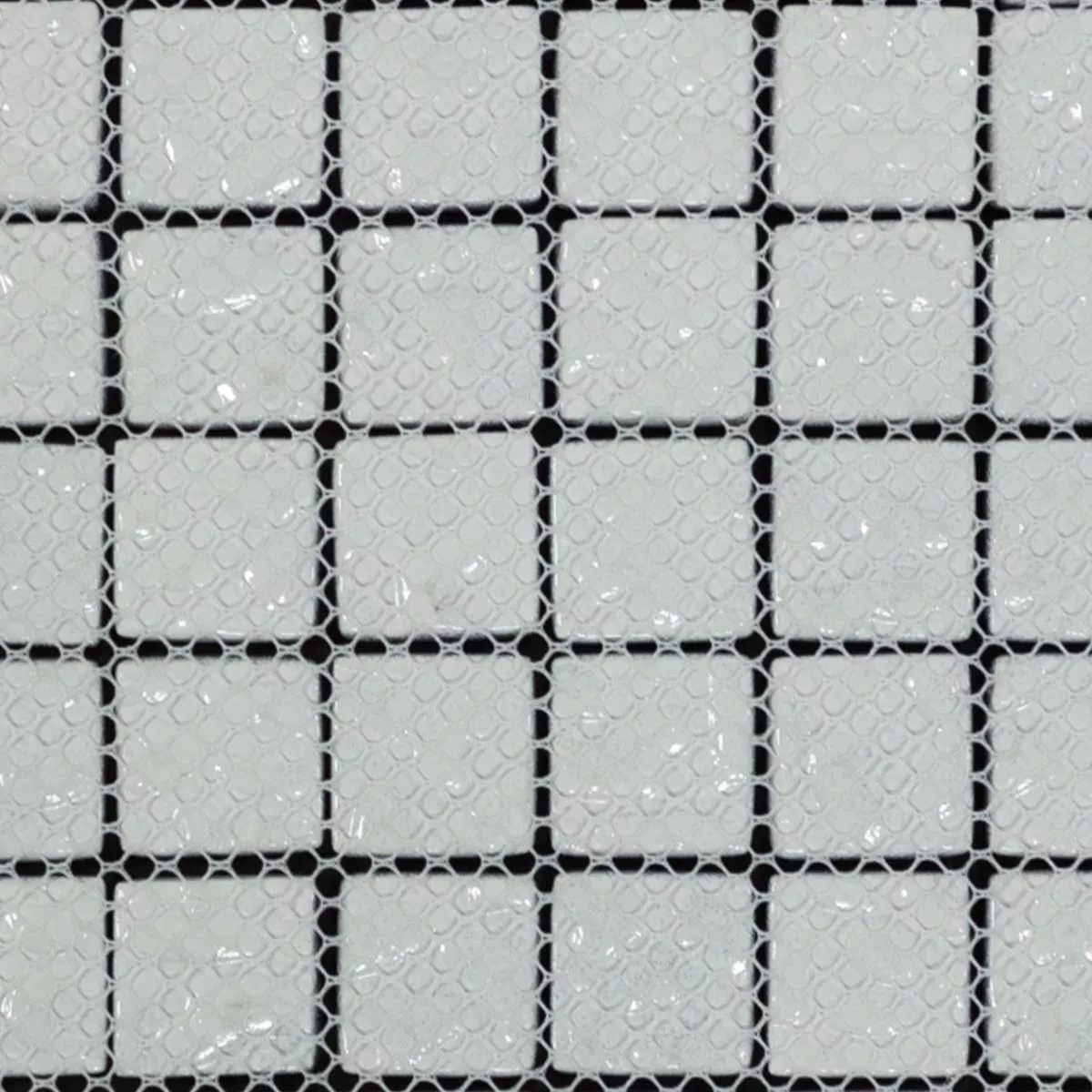 Glass Mosaic Tiles Aquatic Silver