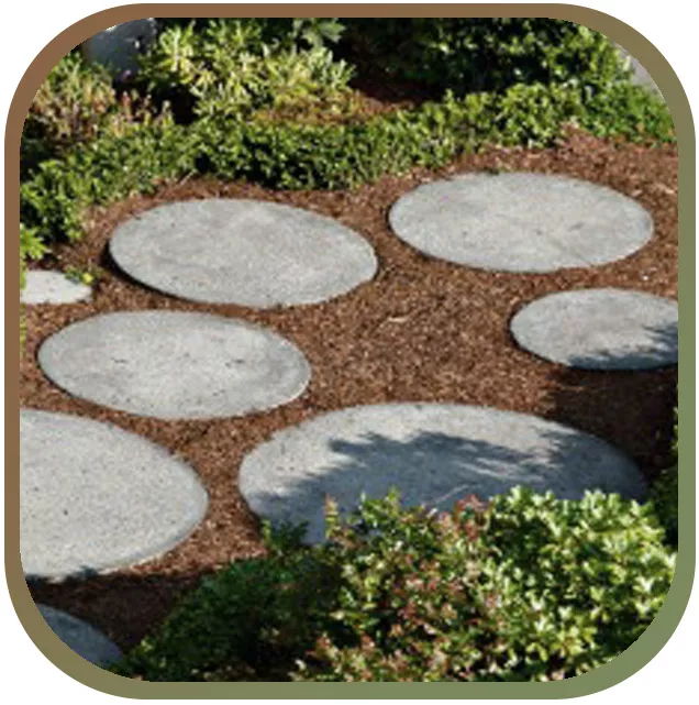 Stepping stones & mowing edges