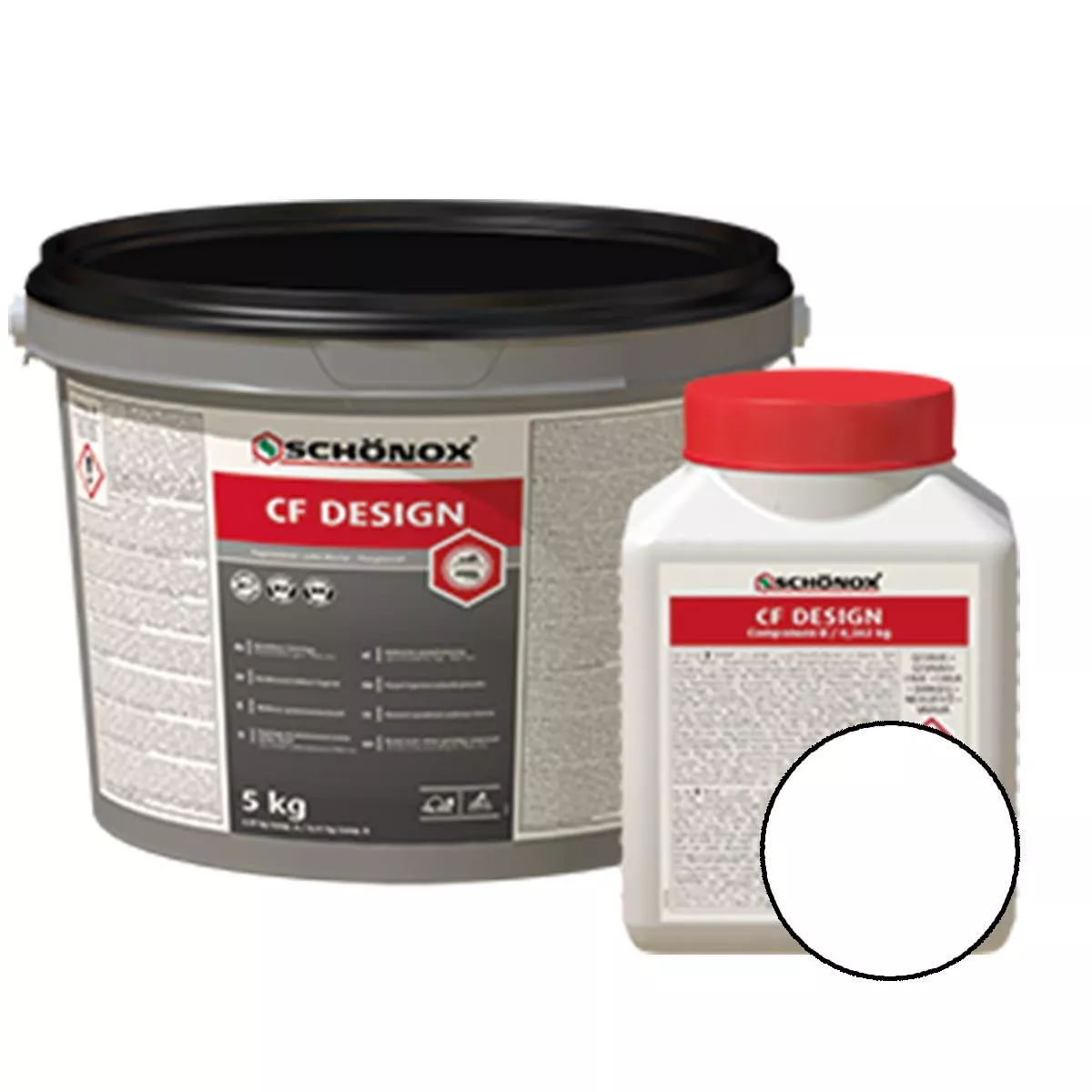 Joint mortar Schönox CF Design epoxy resin Colorfuge White 5 Kg