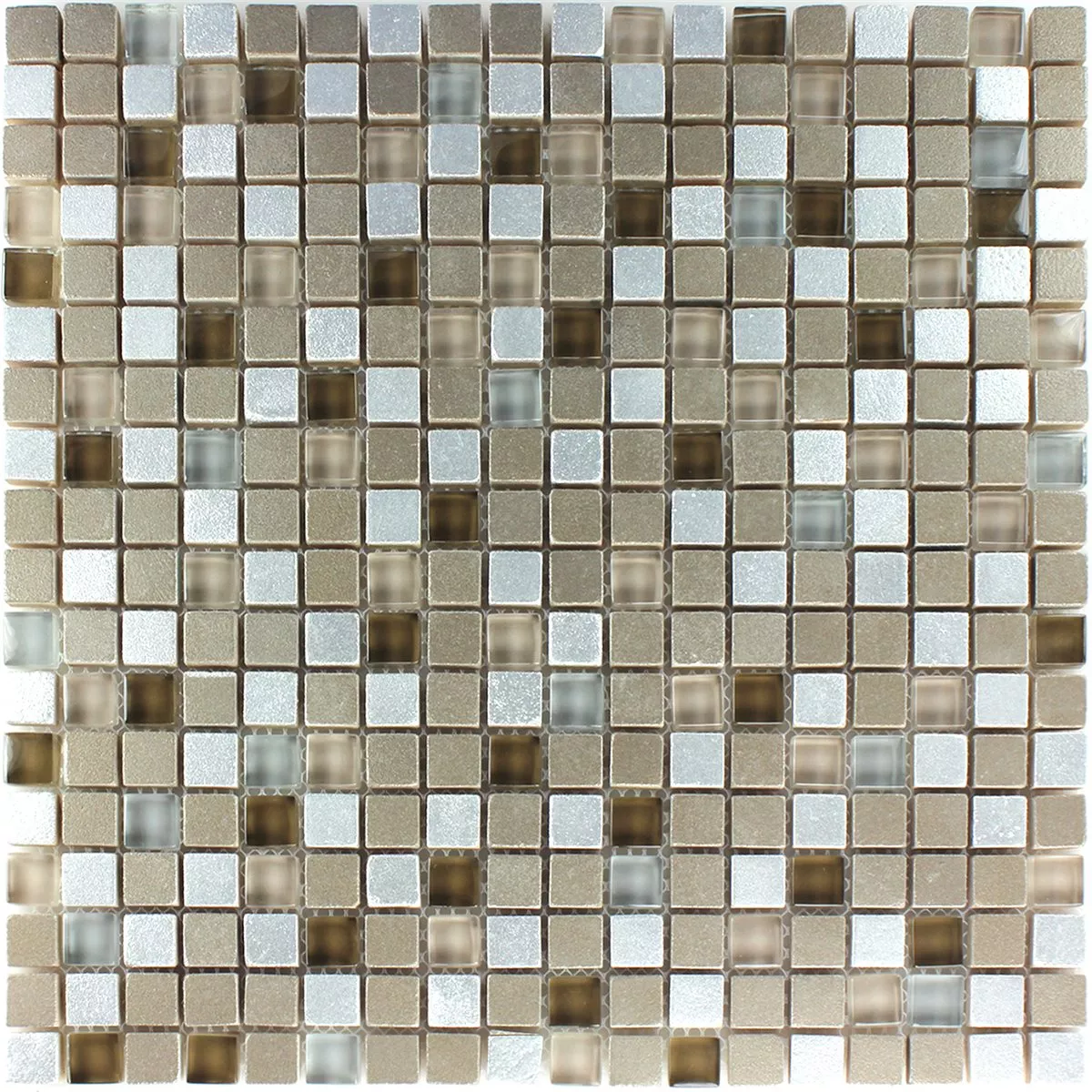 Mosaic Tiles Glass Natural Stone Coffee Mix