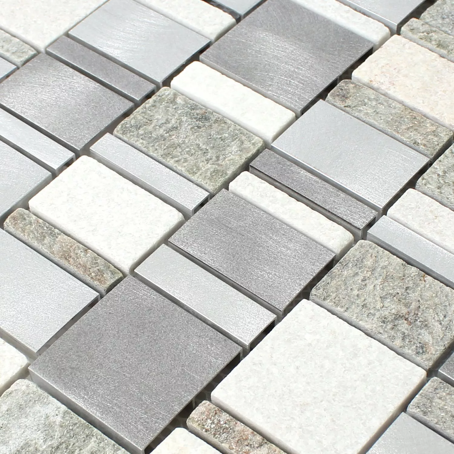 Sample Mosaic Tiles Natural Stone Metal Mix